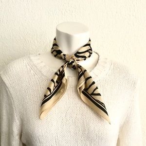 NWOT Bandanna style mini silk scarf